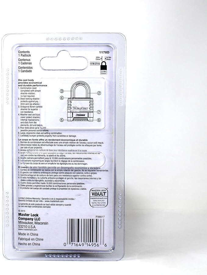 Khóa 4 số PROSERIES® 1178